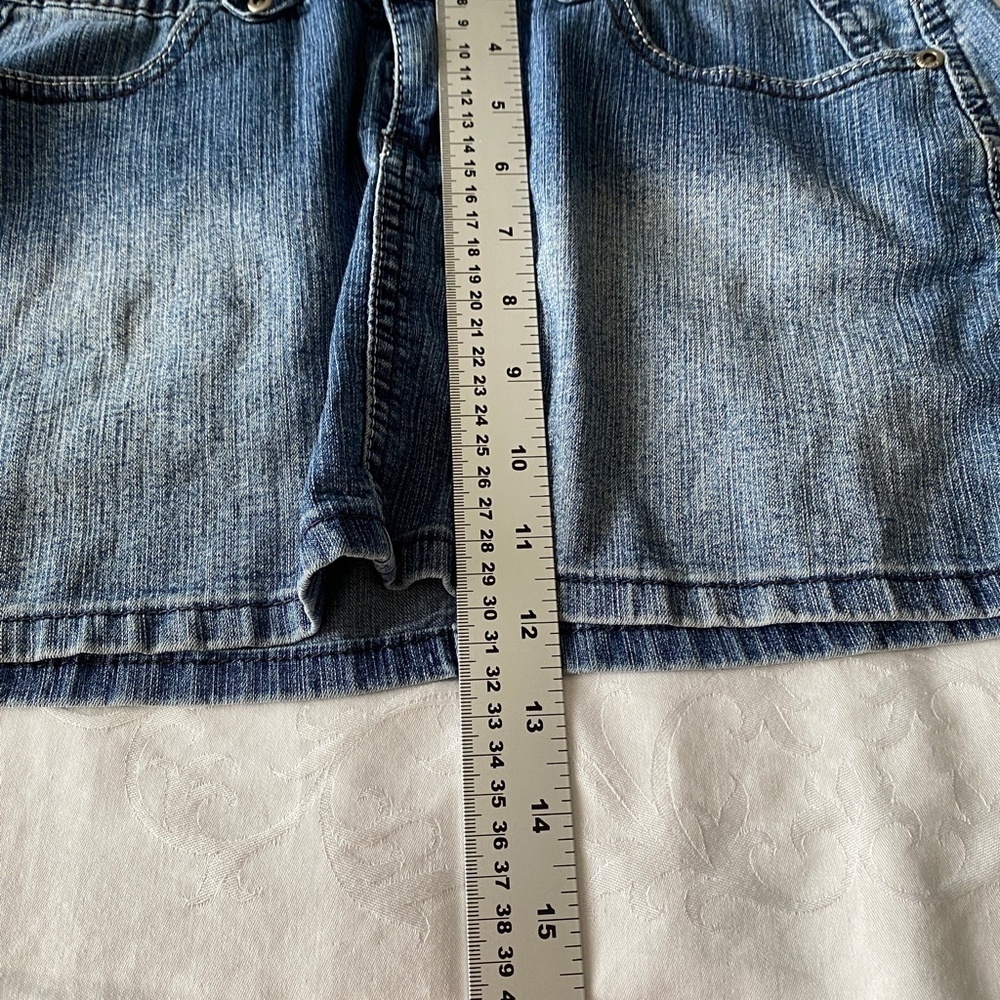 DEI Women's Denim Mini Jean‎ Skirt Size 5/6 - Picture 10 of 12